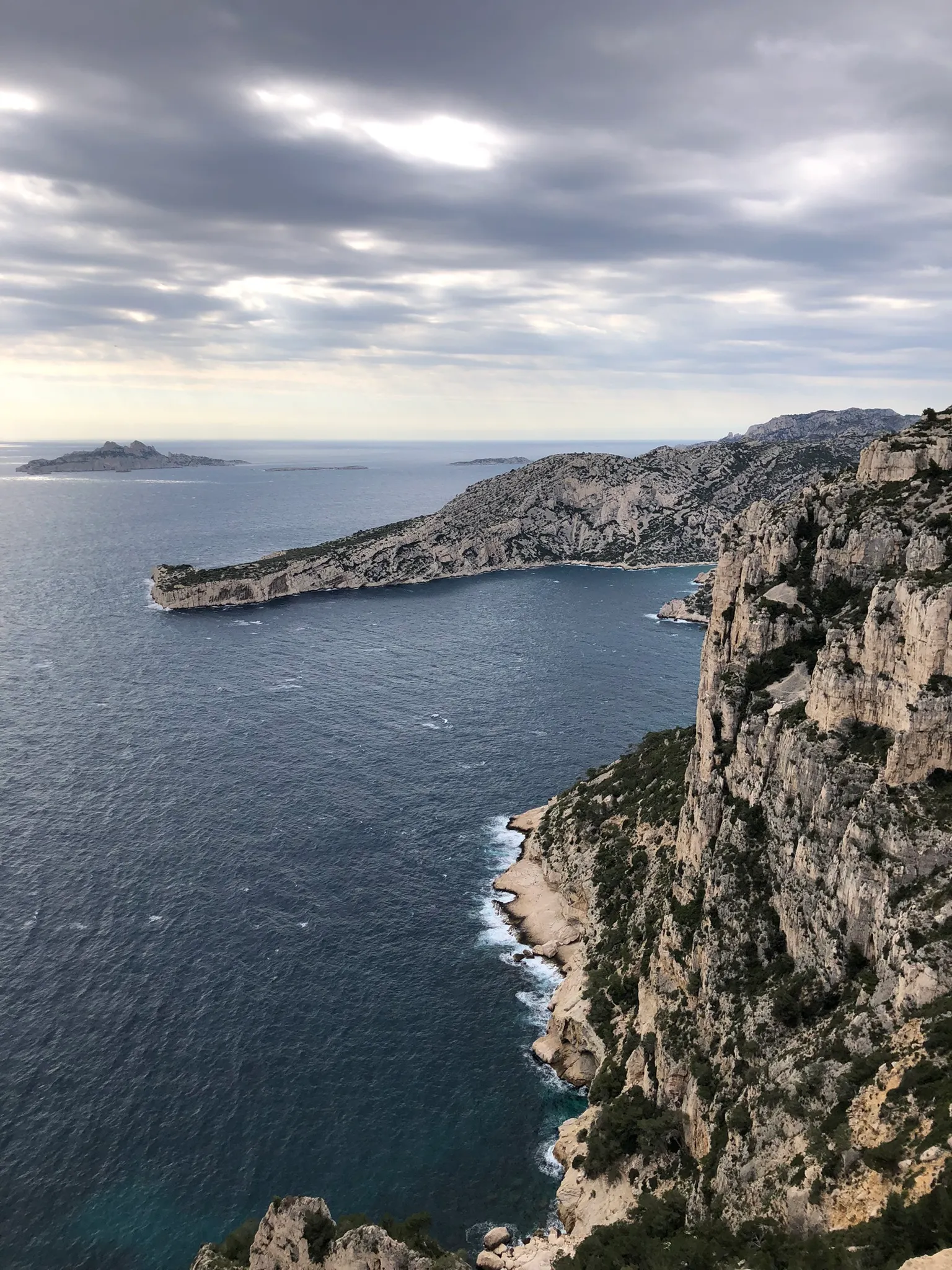 Les Calanques vues depuis le Val Vierge